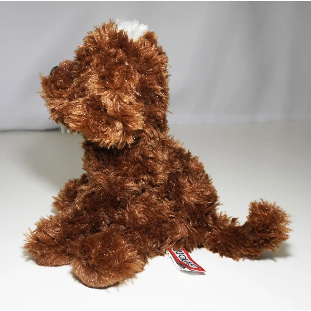 Douglas Cuddle Toys Bosco Chocolate Labradoodle Dog Stuffed Animal Plush 8